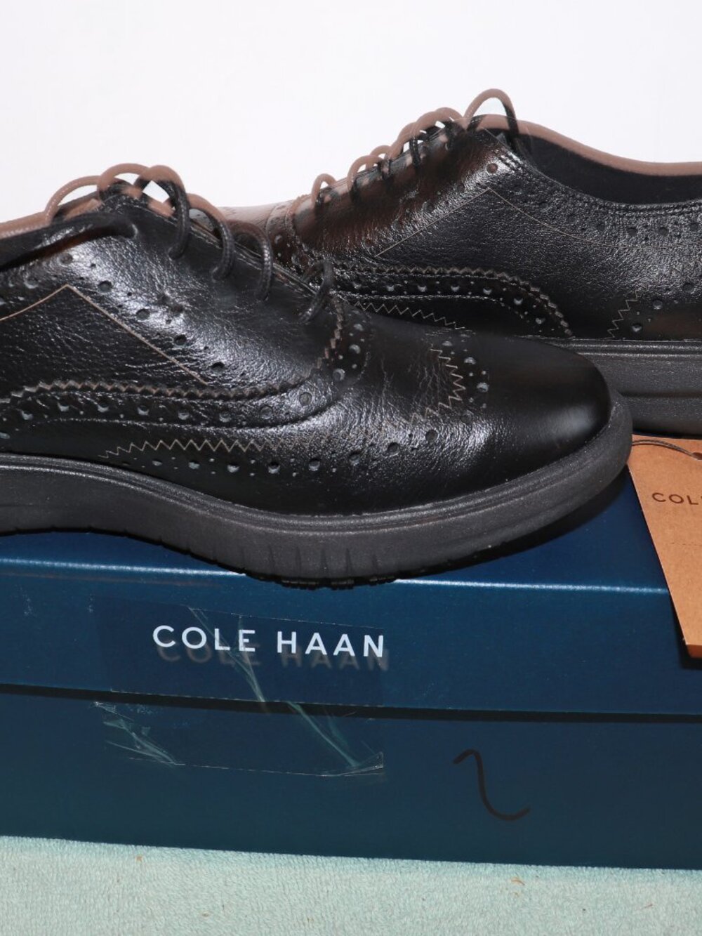 NEW SZ  8B Cole Haan Malorie Leather Wingtip Oxford WOMEN